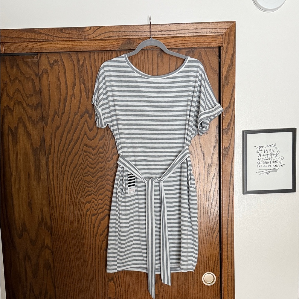 Striped Tshirt Mini Dress